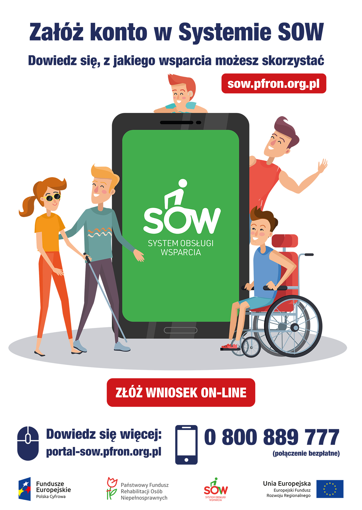 System Obsługi Wsparcia finansowanego ze środków PFRON w całej Małopolsce!
