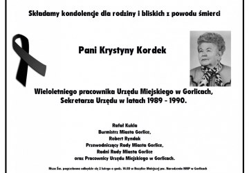 Zmarła Krystyna Kordek