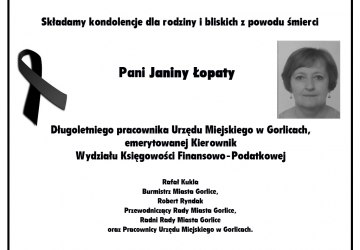 Zmarła Janina Łopata