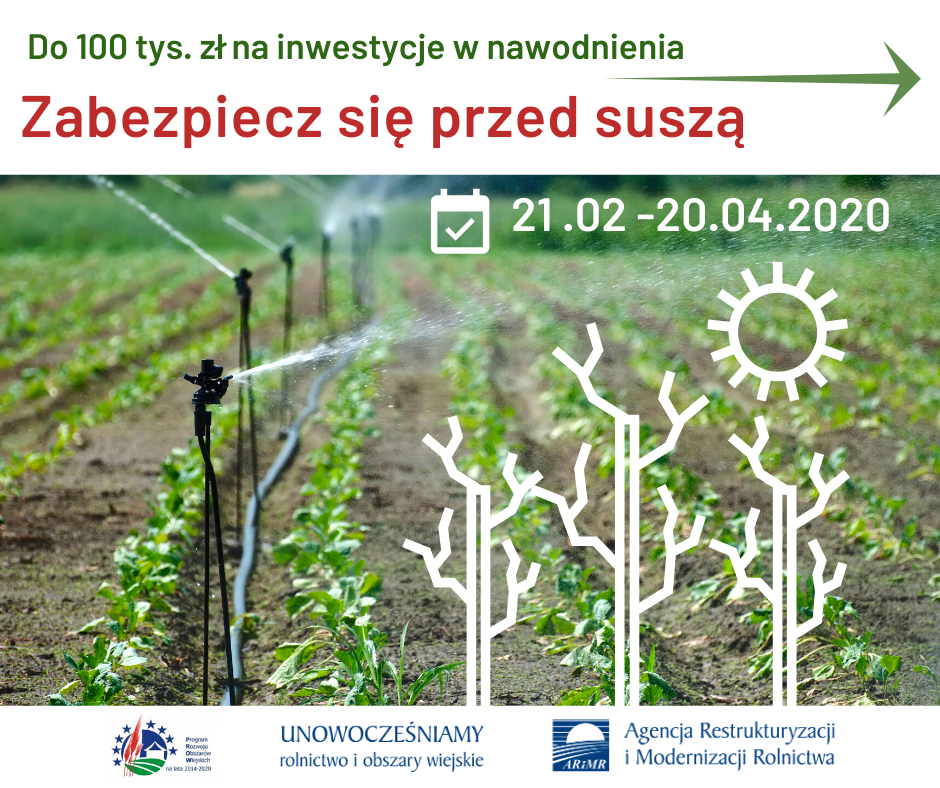 Inwestycje zabezpieczające przed suszą