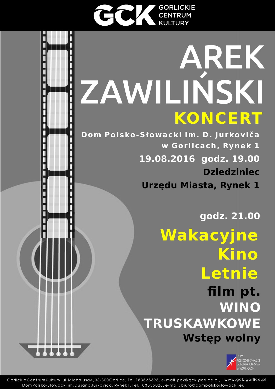 Arek Zawiliński i kino letnie