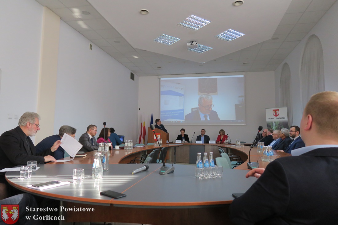 Telekonferencja z udziałem Głównego Geodety Kraju
