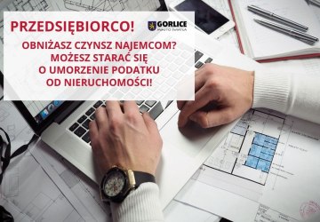 Informacja dla przedsiębiorców w sprawie podatku od nieruchomości.