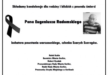 Zmarł Eugeniusz Radomski „Zając”