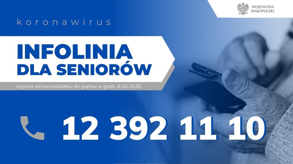 Infolinia dla seniorów - zmiana godzin funkcjonowania