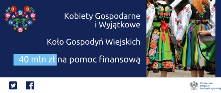 Do 5 tys. zł pomocy finansowej dla Kół Gospodyń Wiejskich