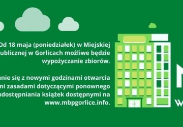 Od 18 maja możliwe jest wypożyczanie zbiorów
