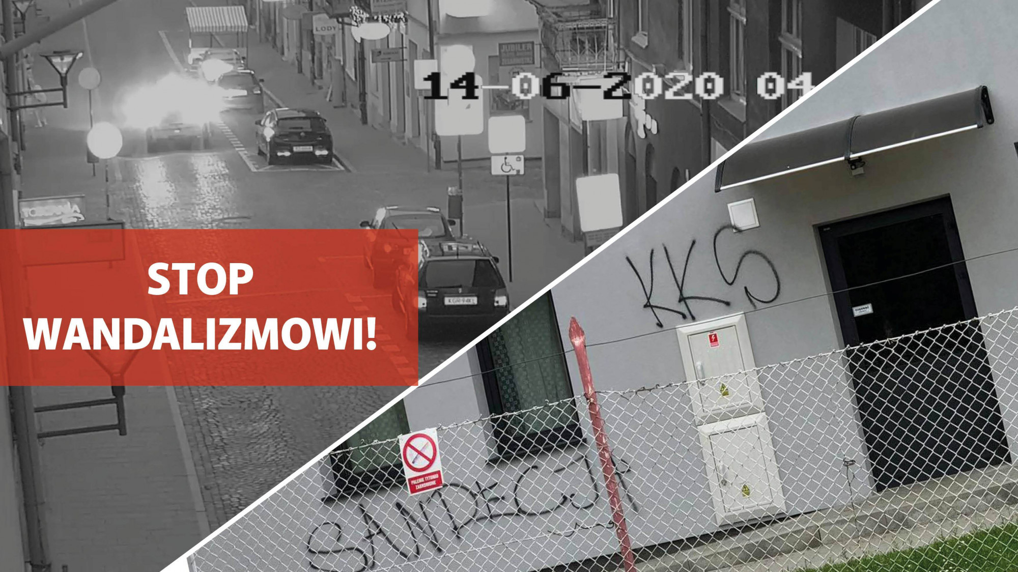 Stop wandalizmowi - zgłoś zniszczenie na policję