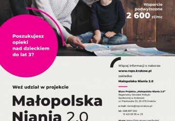 Rusza III nabór do programu Małopolska Niania 2.0