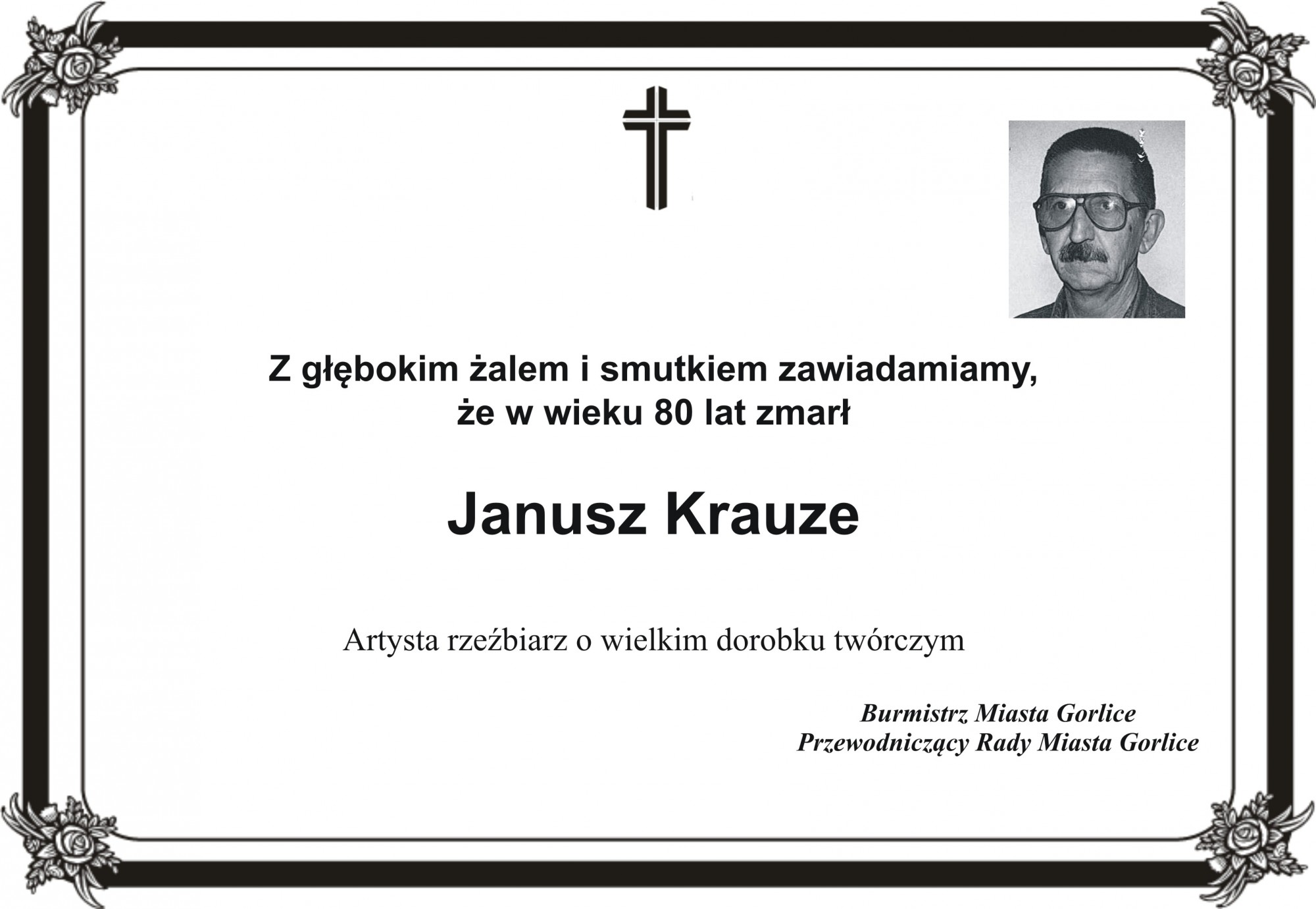 Zmarł Janusz Krauze