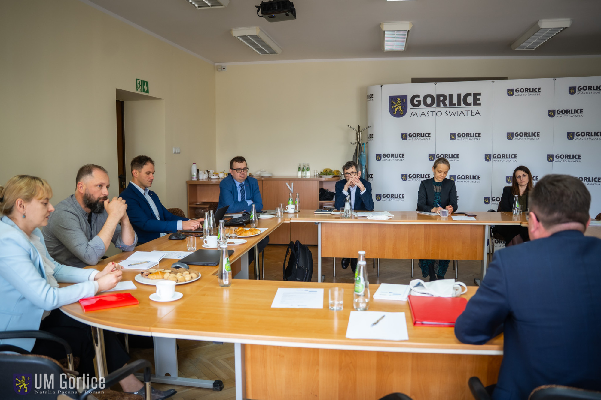 Pierwsze posiedzenie Społecznej Rady Muzeum Frontu Wschodniego I Wojny Światowej w Gorlicach w budowie