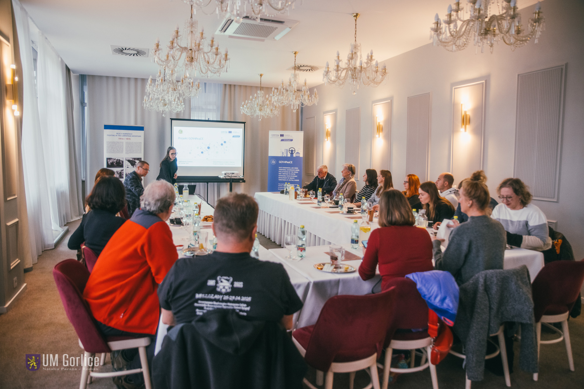 Delegacja z Gorlic na warsztatach transgranicznych projektu GOV4PeaCE w Medzilaborcach
