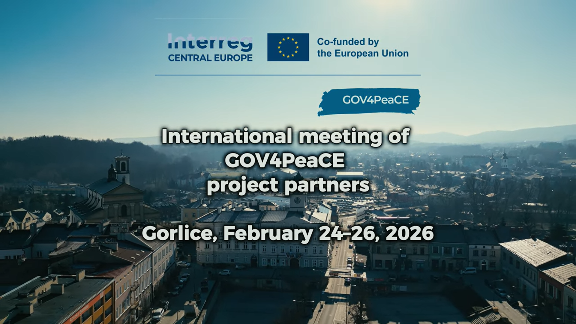 Relacja filmowa ze spotkania projektu GOV4PeaCE w Gorlicach