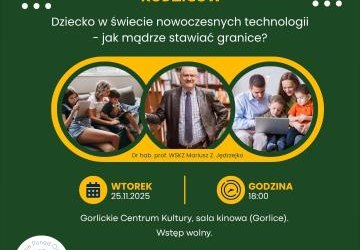 Plakat zapraszający na wydarzenie.