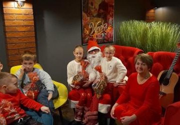 tSpotkanie Mikołajem w Klubie Anstynenta Egida