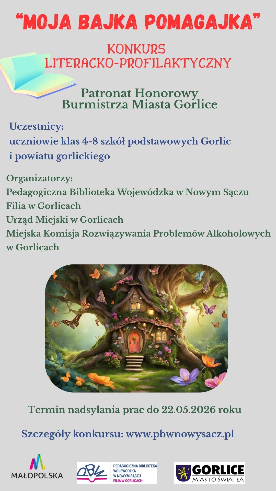 Konkurs Literacko-Profilaktyczny „Moja bajka pomagajka”