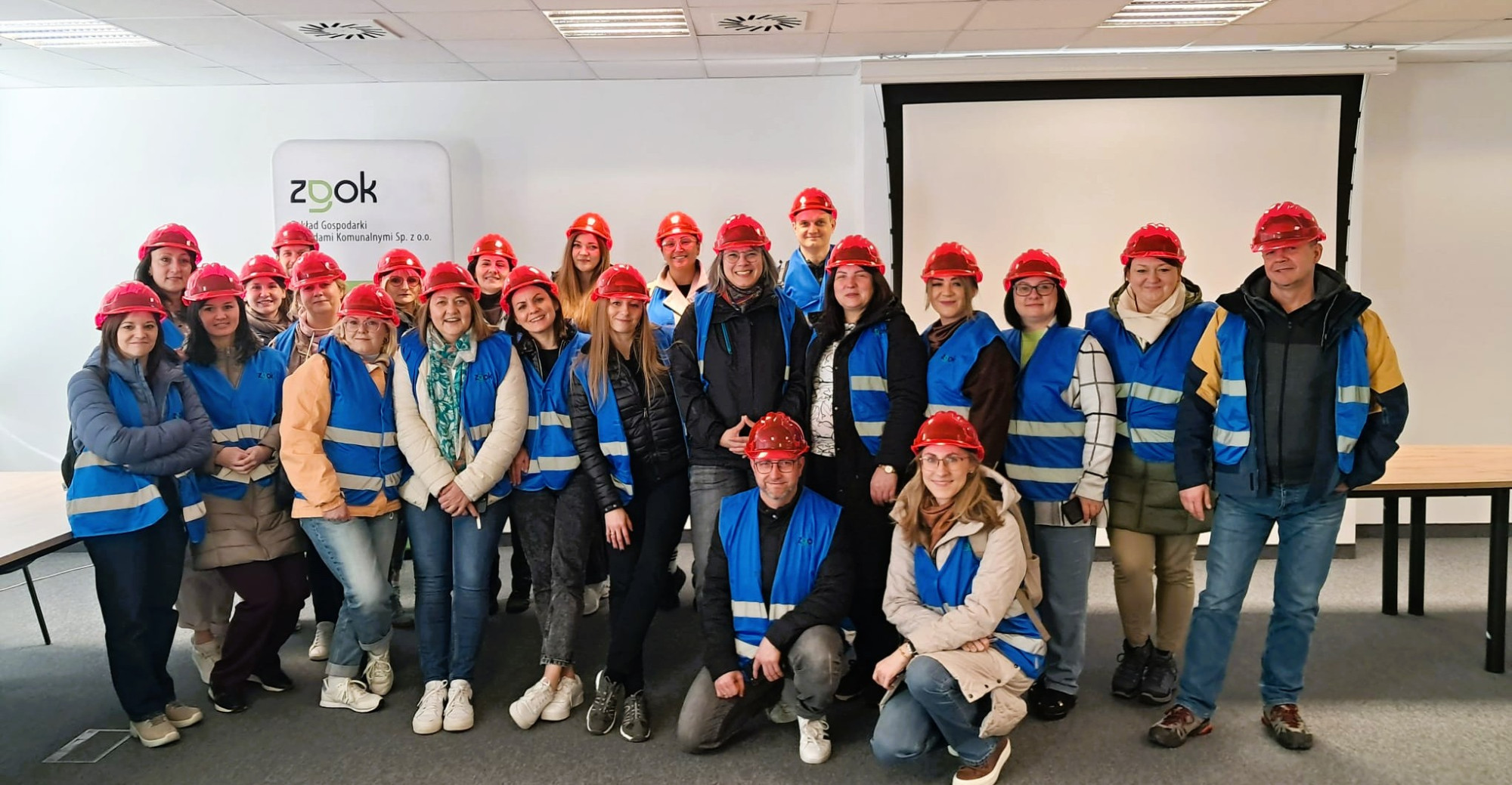 grupa podczas wizyty studyjnej