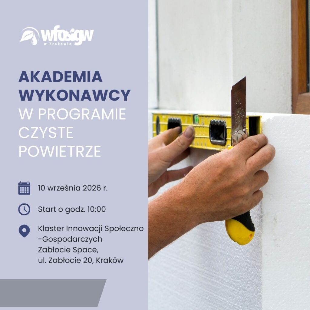 Szkolenie dla wykonawców programu „Czyste Powietrze”