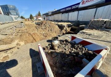 Podczas budowy ronda znaleziono pociski artyleryjskie z I wojny światowej