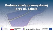 Budowa strefy przemysłowej przy ul. Zakole - Link otwierany w nowym oknie Budowa strefy przemysłowej przy ul. Zakole