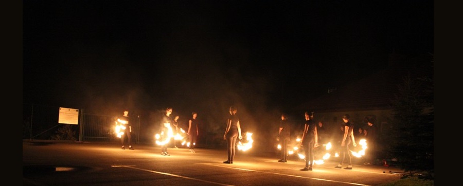 POKAZ FIRESHOW W ŚWIETLICY GCK „SOKÓŁ”