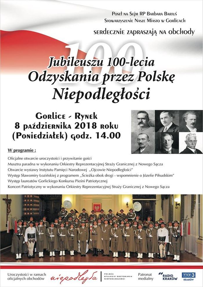 Obchody 100-lecia odzyskania niepodległości przez Polskę