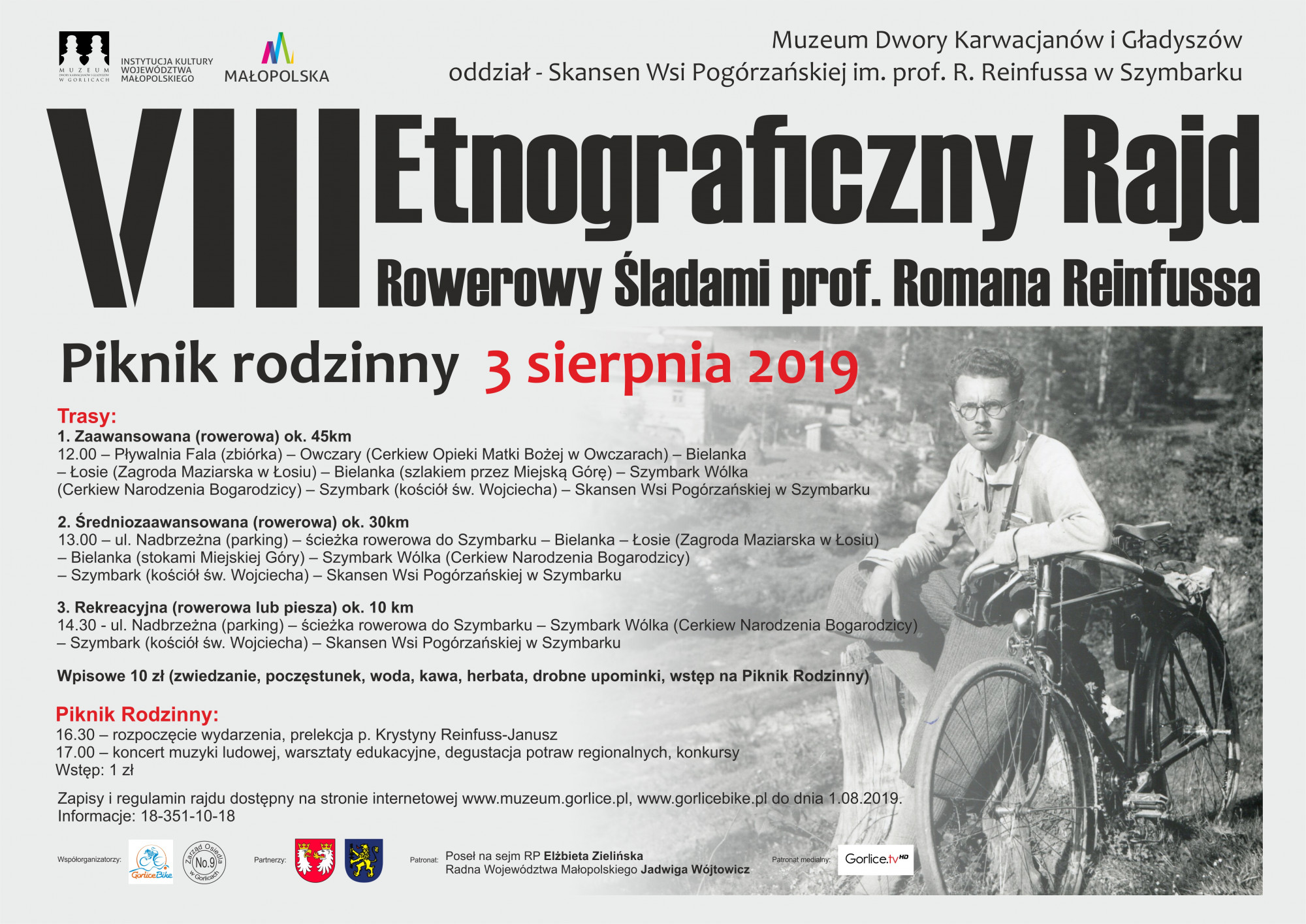 VIII Etnograficzny Rajd Rowerowy Śladami prof. Romana Reinfussa Piknik Rodzinny