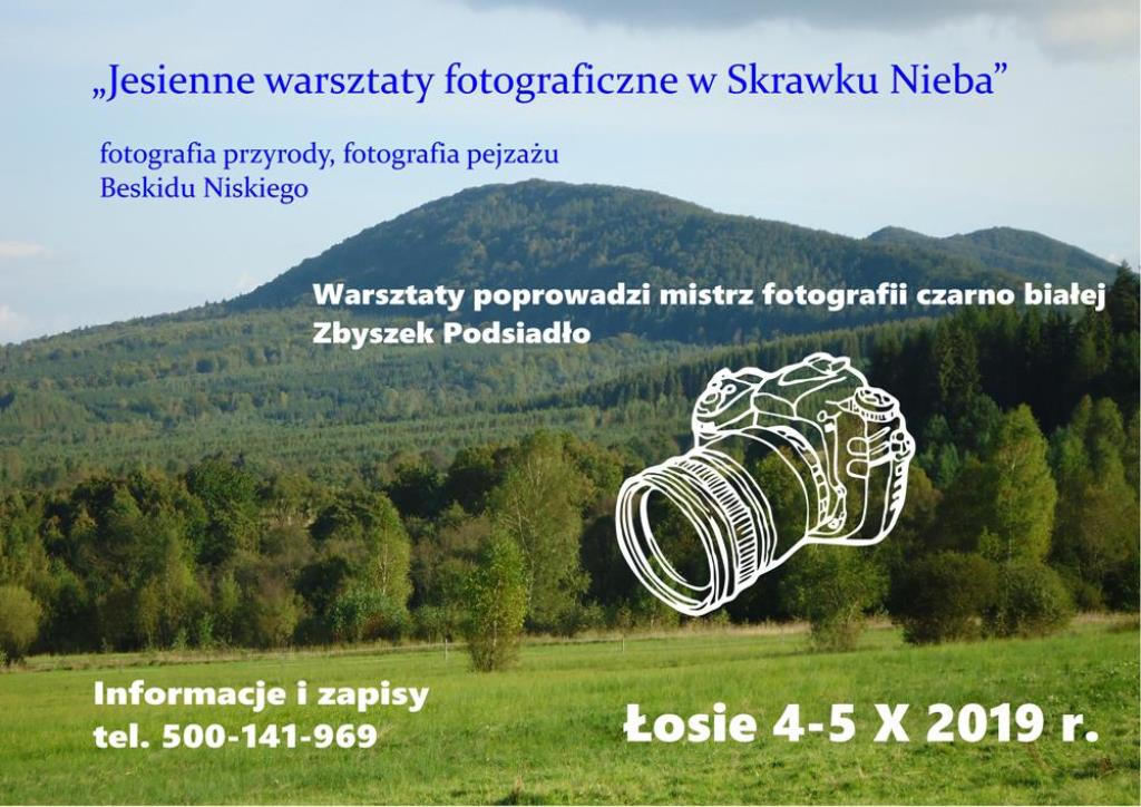 Jesienne warsztaty fotograficzne w Skrawku Nieba