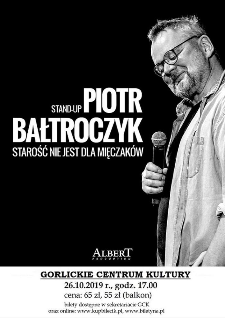 Piotr Bałtroczyk na scenie GCK