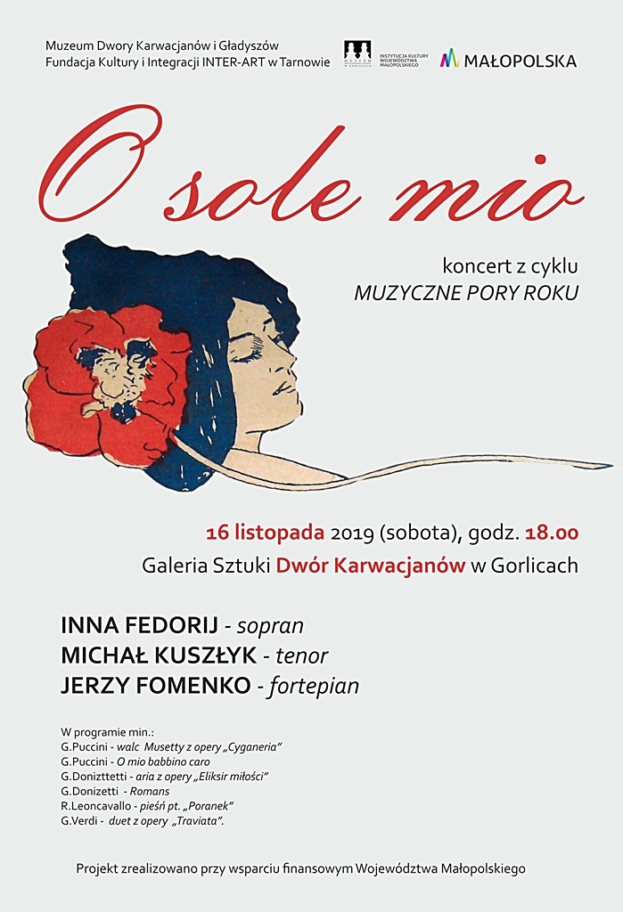 Koncert pieśni operowych O sole mio