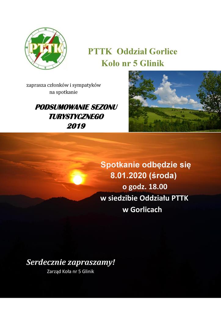 Podsumowanie sezonu turystycznego 2019