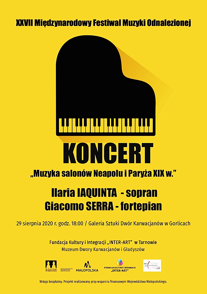 Koncert Muzyka salonów Neapolu i Paryża XIX w.