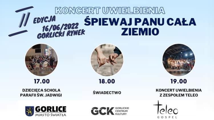 Śpiewaj Panu cała Ziemio – koncert Teleo na gorlickim Rynku