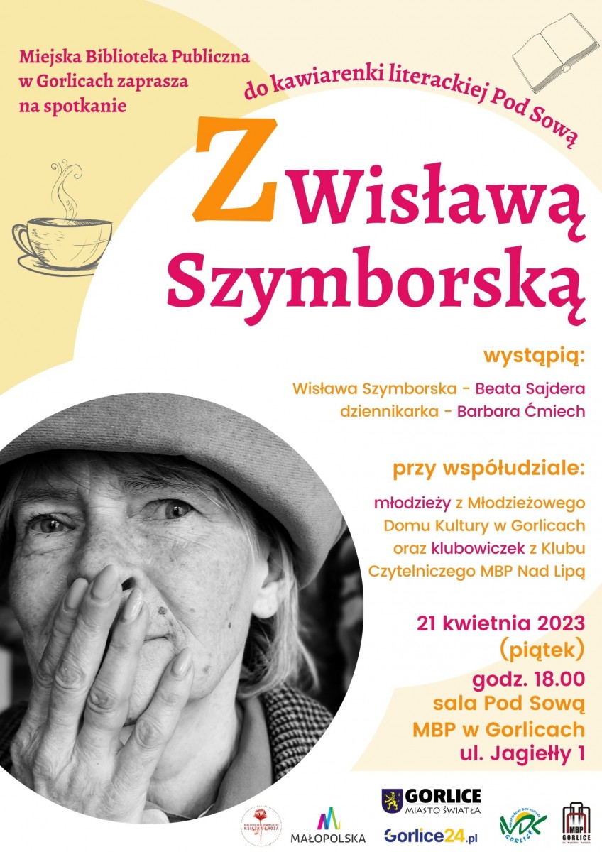 Kawiarenka literacka „Pod Sową” – spotkanie z… Wisławą Szymborską
