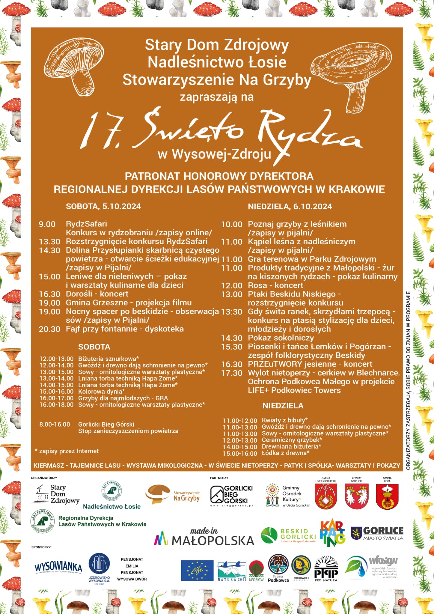Święto Rydza w Wysowej-Zdroju