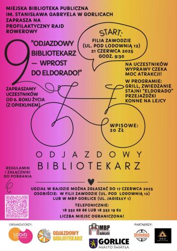 Plakat zapraszajacy na rajd.