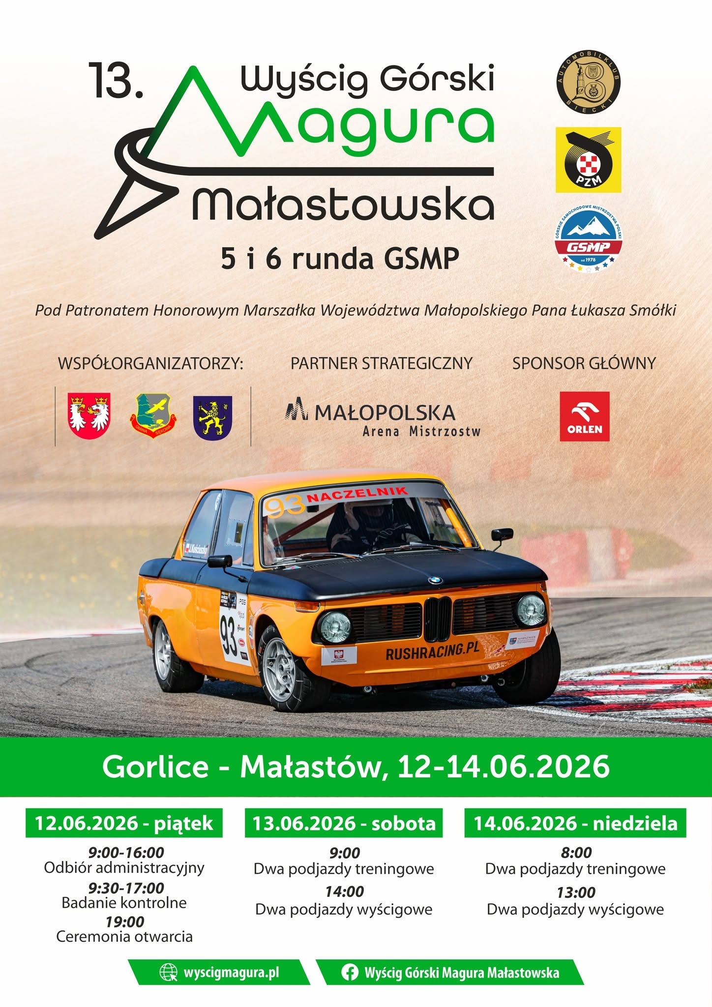 Plakat zapraszający na wydarzenie.