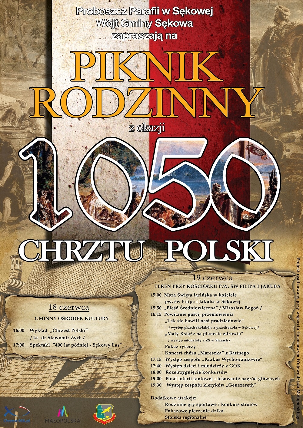 Piknik rodzinny z okazji 1050. rocznicy Chrztu Polski