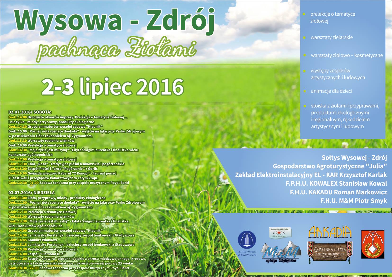 Wysowa-Zdrój pachnąca ziołami