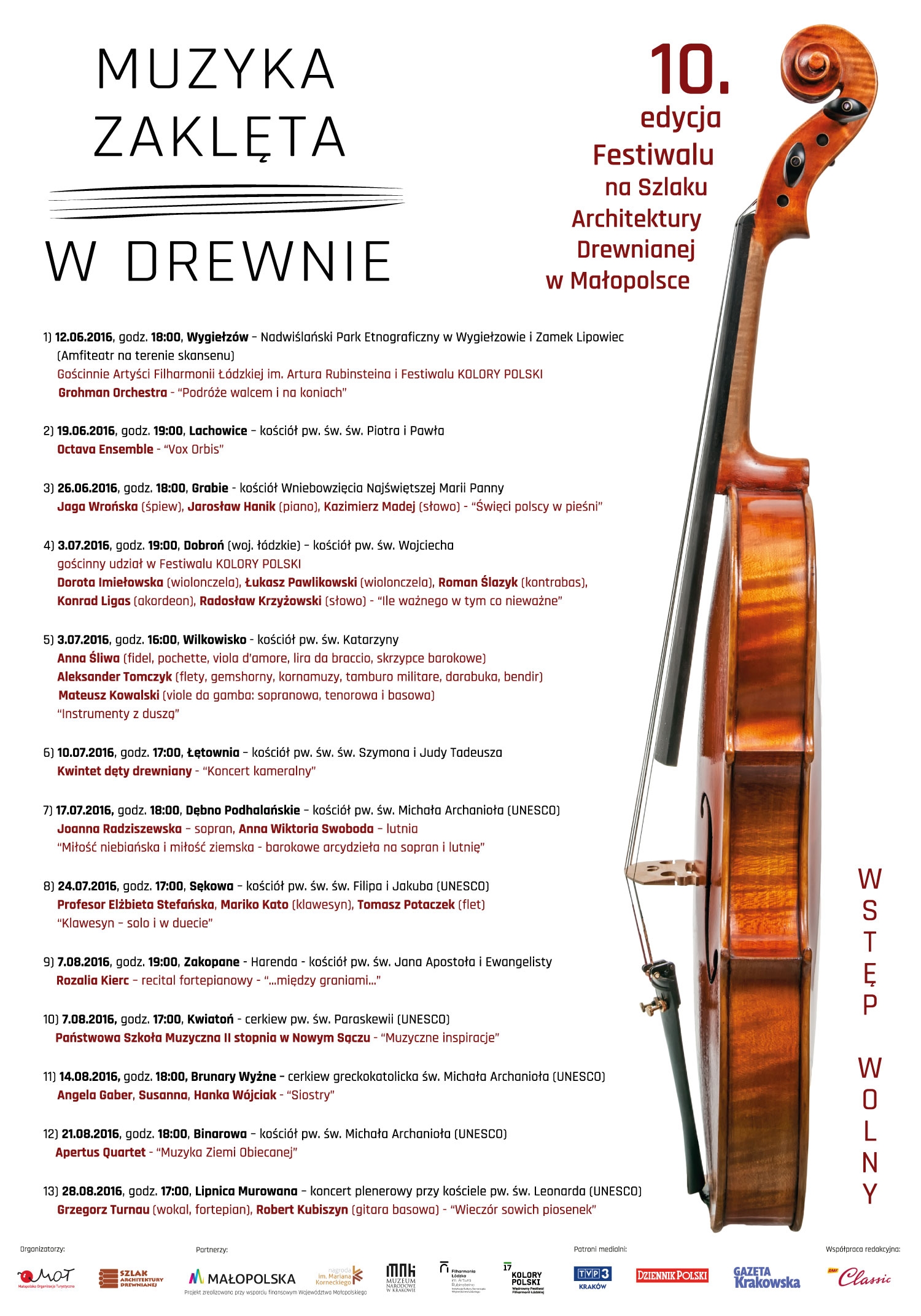 Festiwal Muzyka Zaklęta w Drewnie