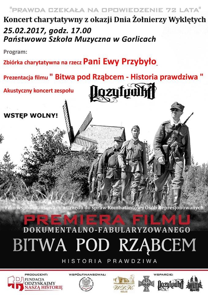 Koncert charytatywny z okazji Dnia Żołnierzy Wyklętych