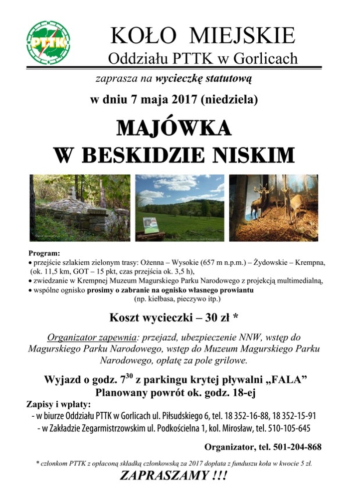 Majówka w Beskidzie Niskim