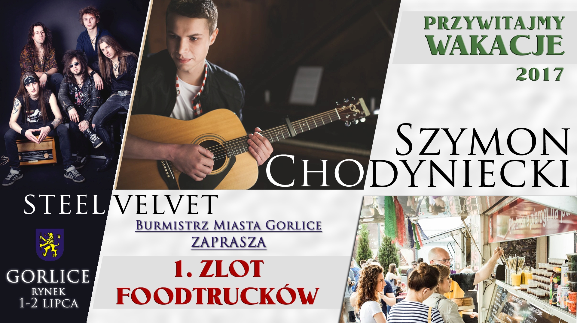 Koncerty i Zlot Foodtrucków, czyli gorlickie rozpoczęcie wakacji 2017!
