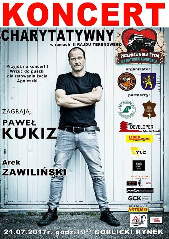 Koncert charytatywny Paweł Kukiz i Arek Zawiliński