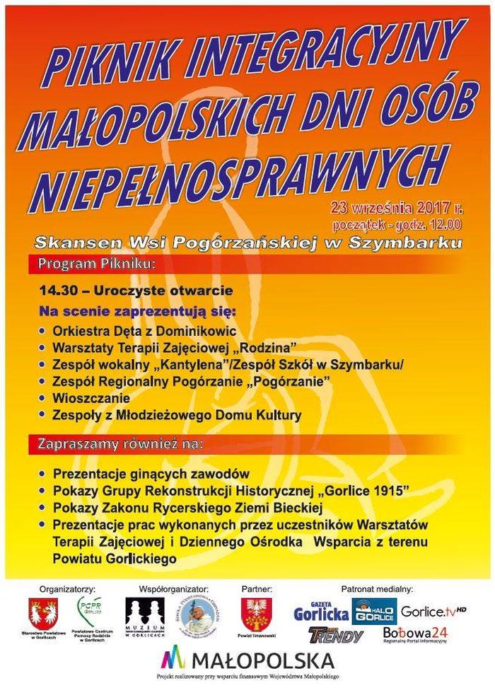 Piknik Integracyjny. Małopolskie Dni Osób Niepełnosprawnych.