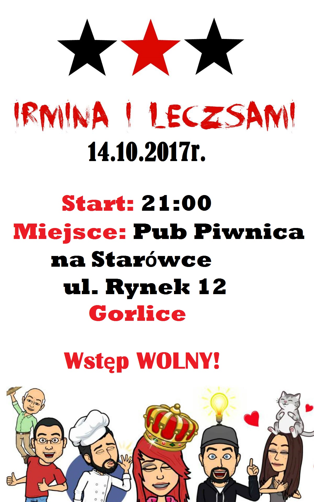 Irmina i zespół Leczsami w Piwnicy na Starówce