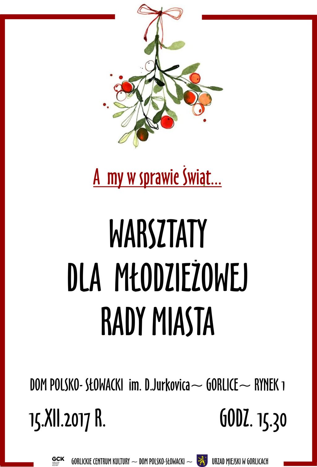Warsztaty „A my w sprawie Świąt”