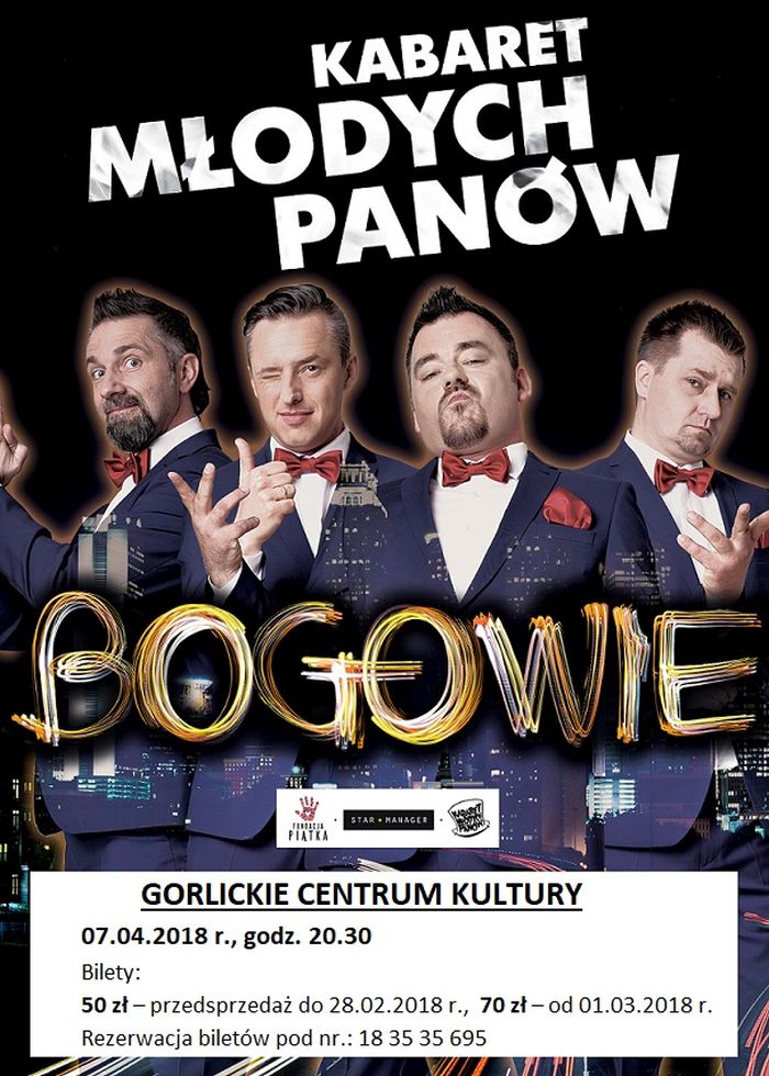 Kabaret Młodych Panów w GCK