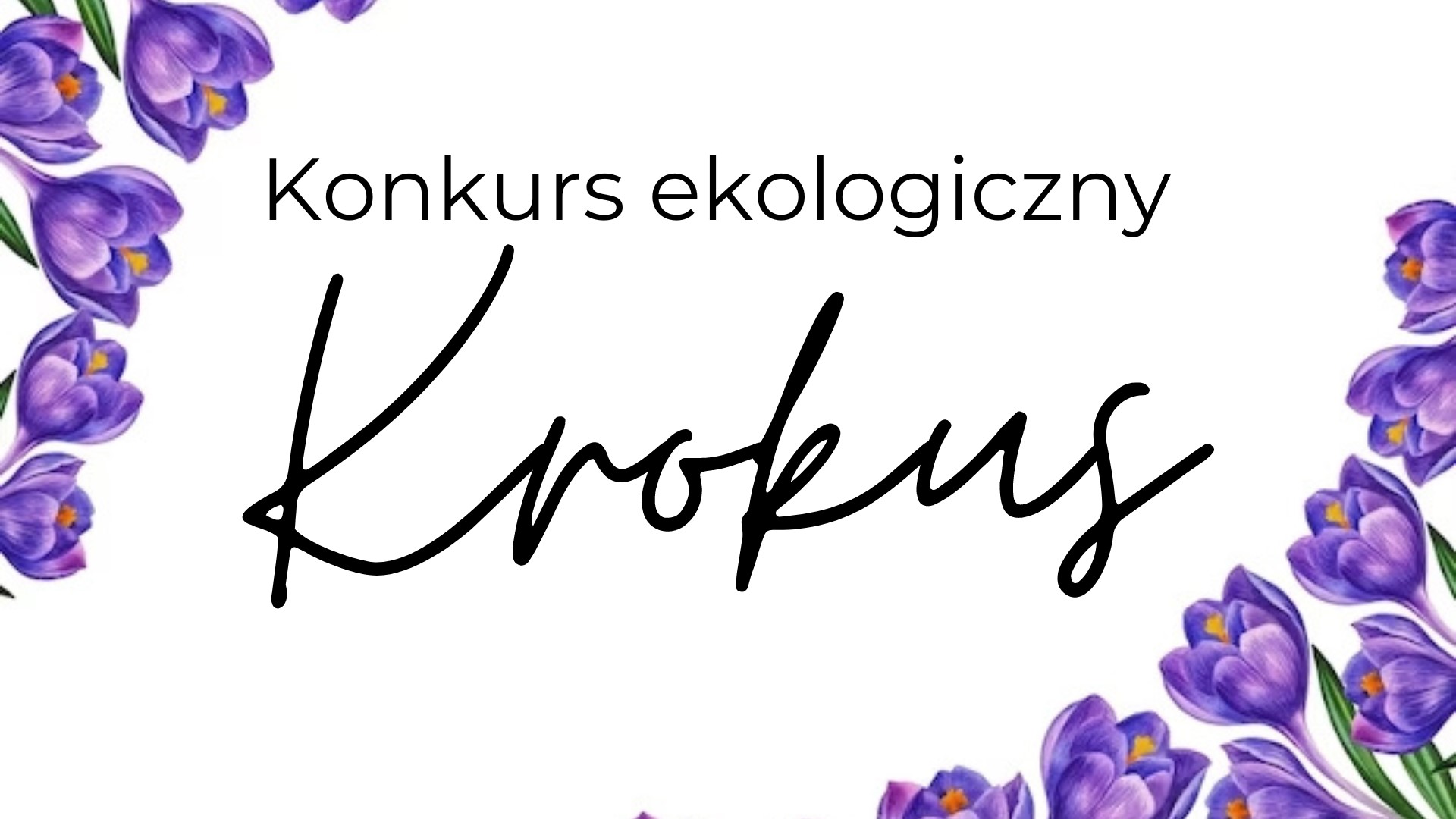 To już ostatni moment na zgłoszenie! Konkurs wiedzy ekologicznej „Krokus”