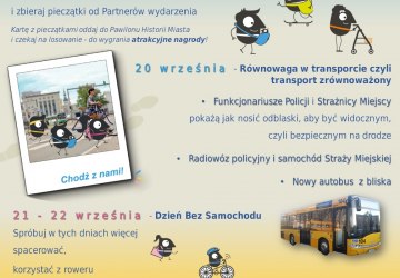 Mobility Week 2019 - w poniedziałek rusza tydzień mobilności